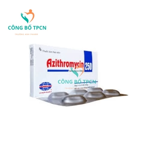 Azithromycin 250mg Armephaco - Thuốc điều trị nhiễm khuẩn hiệu quả